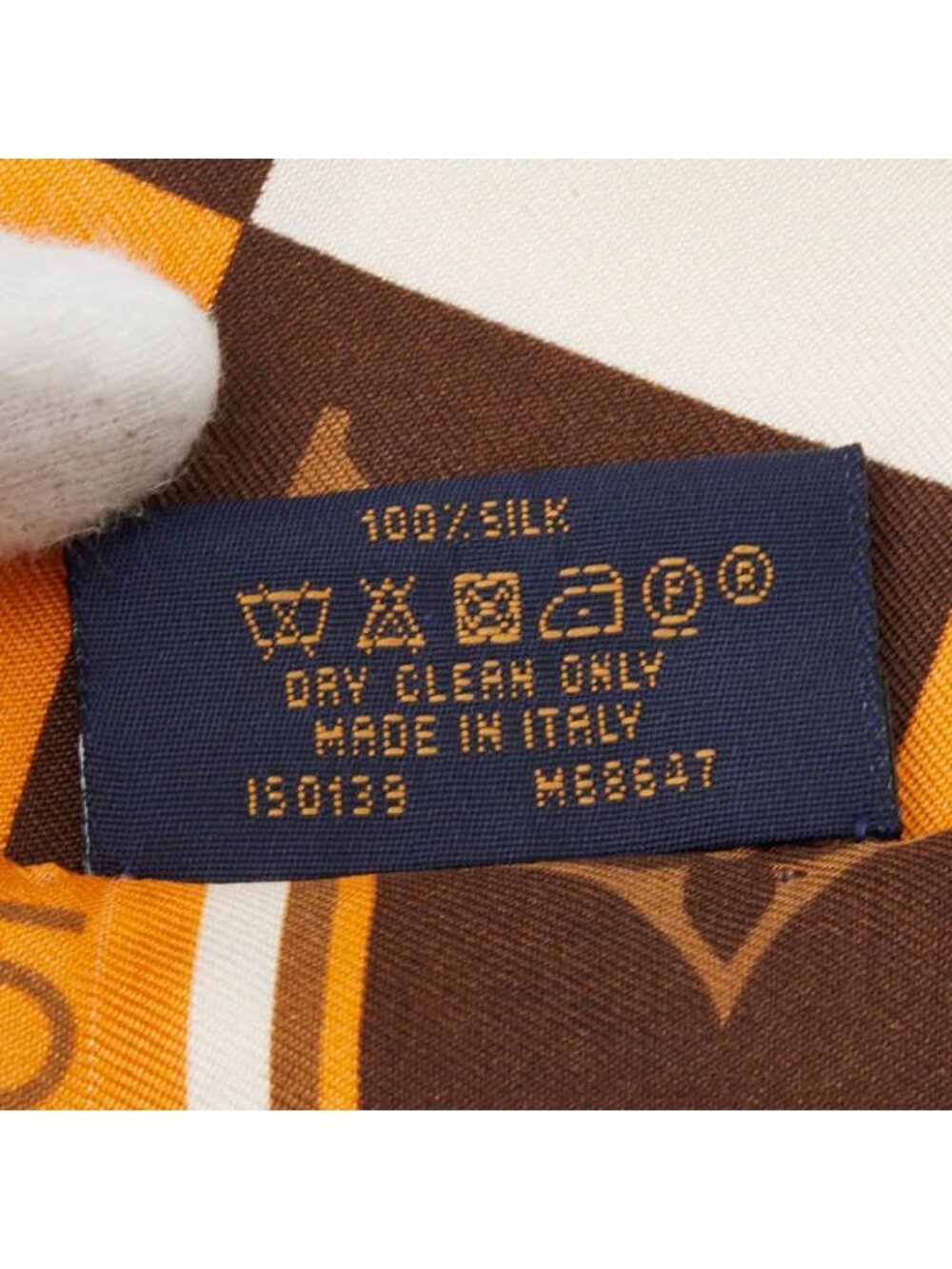 Louis Vuitton Monogram Bandeau Scarf Brown Silk - Picture 6 of 7
